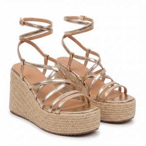 SANDALIAS DORADAS